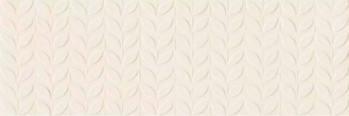 RA6L Плитка Vida Struttura Foglia 3D Beige Rett 30x90